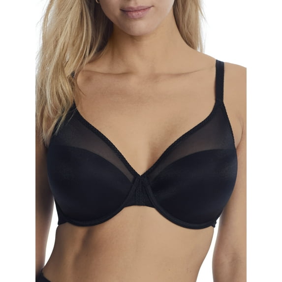 Women's Gossard 6270 Glossies High Apex Light Padded Bra (Black 30DD)