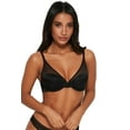 thumbnail image 1 of Women's Gossard 6270 Glossies High Apex Light Padded Bra (Black 44D), 1 of 4