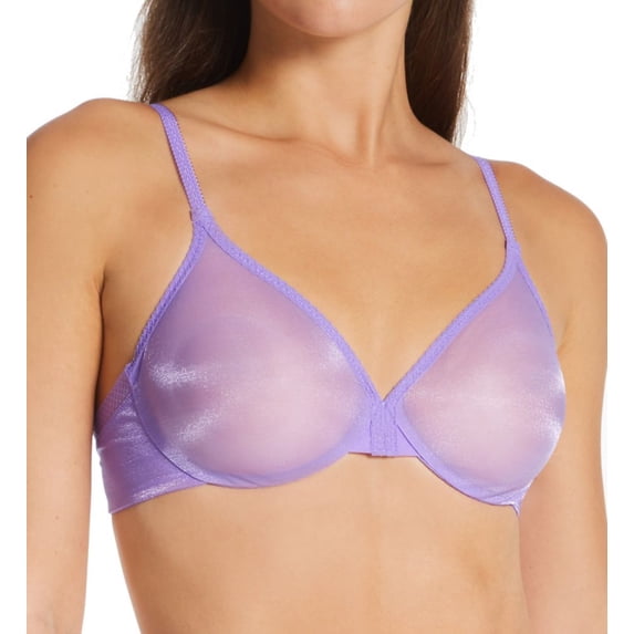 Women's Gossard 6271 Glossies Sheer Bra (Violet 34C)