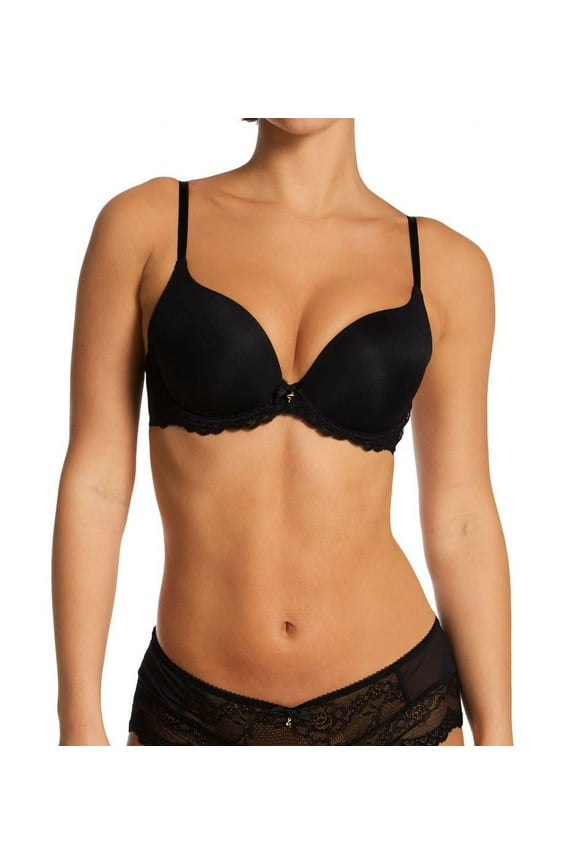 Women's Gossard 7705 Superboost Lace Band T-Shirt Bra (Black 36DD)
