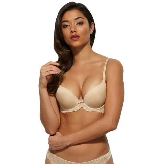Women's Gossard 7705 Superboost Lace Band T-Shirt Bra (Nude 28G)