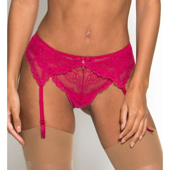 Women's Gossard 7712 Superboost Lace Suspender Garter Belt (Vivacious M)