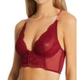 thumbnail image 1 of Women's Gossard 7718 Superboost Lace Deep V Underwire Bralette (Cranberry/Raspberry 36B), 1 of 14