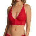 thumbnail image 1 of Women's Gossard 7718 Superboost Lace Deep V Underwire Bralette (Rose Red 36FF), 1 of 1