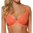 thumbnail image 1 of Women's Gossard 7725 Superboost Lace Non-Padded Plunge Bra (Neon Coral 34E), 1 of 4