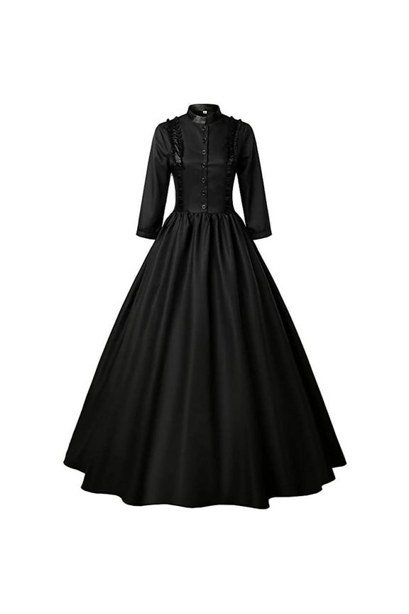 Women's Gothic Victorian Dresses Civil War Costumes Queen Ball Gown Masquerade Dress