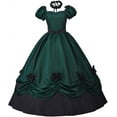 thumbnail image 1 of Women's Gothic Victorian Rococo Dress Civil War Southern Belle Tea Party Ball Gown Medieval Evening Dress, 1 of 7