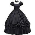 thumbnail image 1 of Women's Gothic Victorian Rococo Dress Civil War Southern Belle Tea Party Ball Gown, 1 of 7