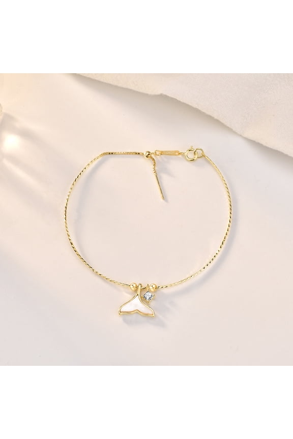 Women's Graceful And Fashionable Simple Shell Fishtail Bracelet