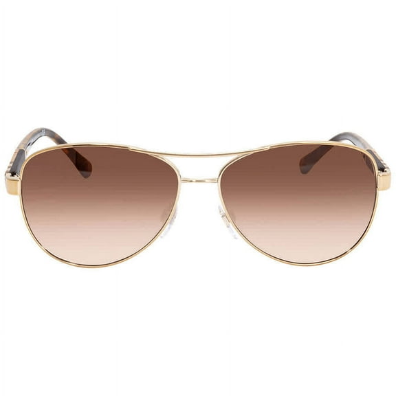 Women's Gradient BE3080-114513-59 Brown Aviator Sunglasses