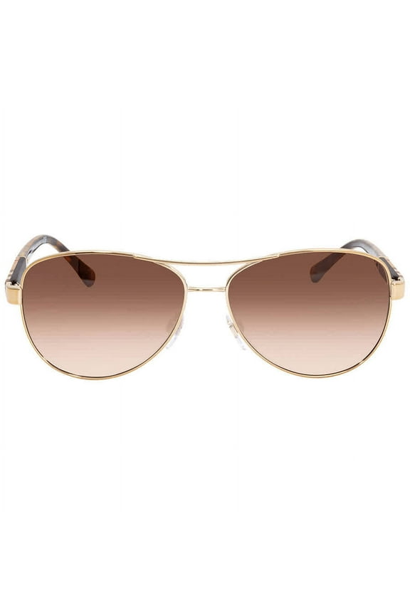 Women's Gradient BE3080-114513-59 Brown Aviator Sunglasses