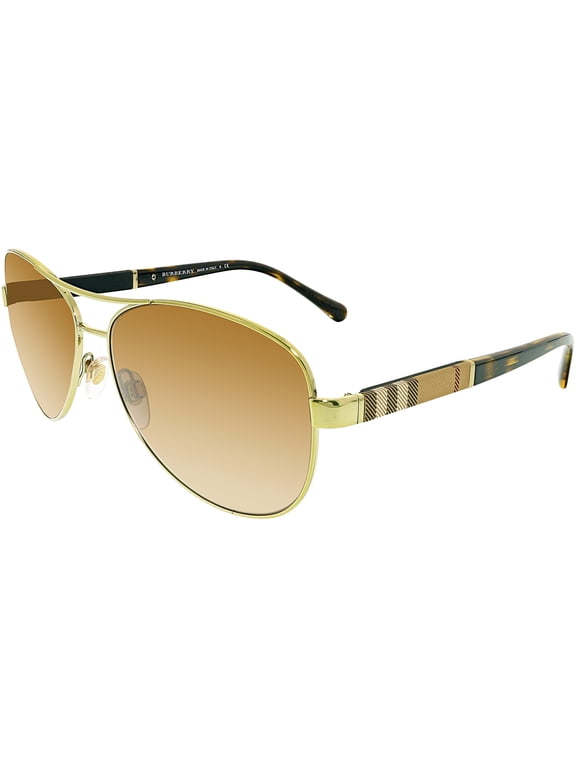 Women's Gradient BE3080-114513-59 Brown Aviator Sunglasses