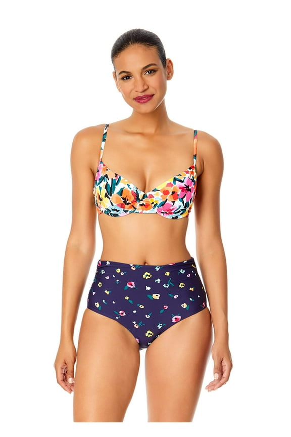 womens Shirred Underwire Top, 36C/38B