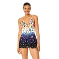 thumbnail image 1 of Anne Cole womens  Surplice Maillot Swimdress, 16, 1 of 5