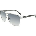 thumbnail image 1 of Women's Gradient GUF255-SI-35 Silver Aviator Sunglasses, 1 of 2