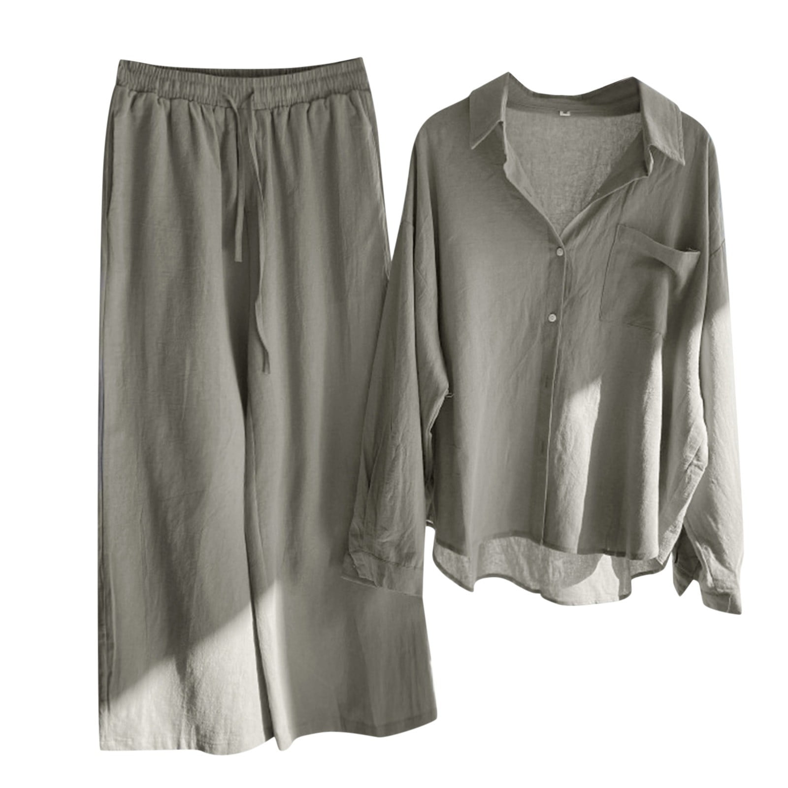 Women's Gradient Print Short Sleeve V Neck Two Piece Outfits Biker