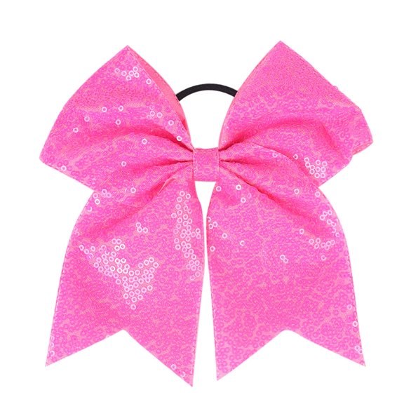 Women's Gradient Sequins Bowknot Hair Scrunchies - High-Quality Elastic Hair Ties for Ponytails, Braids, and Buns - Shiny Bow Headband for Daily, Party, and Gift