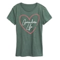 thumbnail image 1 of Instant Message - Grandma Life - Women's Short Sleeve Graphic T-Shirt, 1 of 5