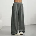 thumbnail image 1 of Women's Graphic Baggy Pants Drawstring High Waisted Baggy Sweatpants With Pocket Streetwear Elderly Womens Clothes Womens Casual Business Attire All Day Wear Womens Casual Pants Romper Short Pants, 1 of 5