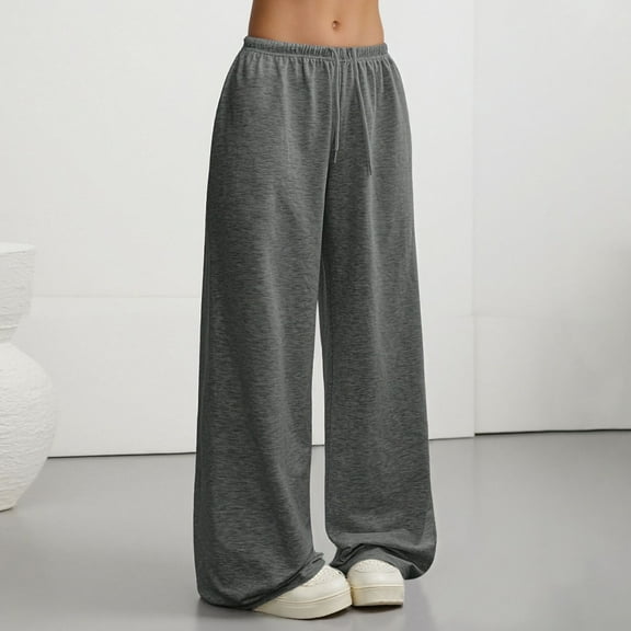Women's Graphic Baggy Pants Drawstring High Waisted Baggy Sweatpants With Pocket Streetwear Elderly Womens Clothes Womens Casual Business Attire All Day Wear Womens Casual Pants Romper Short Pants