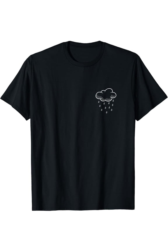 Women's Graphic Funny Cute Rain Cloud T-Shirt