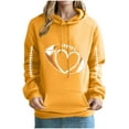 thumbnail image 1 of Women's Graphic Hoodie Under $10 Lightweight Long Sleeve Pullover Printed Sweatshirt Cozy, 1 of 3