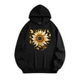 thumbnail image 1 of Women's Graphic Hoodies Oversized Hoodies 100% Cotton Sweatshirts Fall Fashion 2025 Pullover Sweatshirts Winter Clothes XXL, 1 of 4