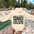 thumbnail image 1 of Women's Graphic Hoodies Oversized Long Sleeve Hooded Sweatshirt, 1 of 3