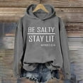 thumbnail image 1 of Women's Graphic Hoodies Oversized Pullover Tops Casual Long Sleeve Hooded Drawstring Sweatshirt With Pockets Hoodies Women Ash Zip up Hoodie Zip up Hoodie Dress Women's Hoodies Long Sleeve Drawstring, 1 of 3