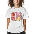 thumbnail image 1 of Women's Graphic T-Shirt White XL Women's Tops Fun Fact: I Don't Care Crew Neck Short Sleeve Shirts for Women, 1 of 3