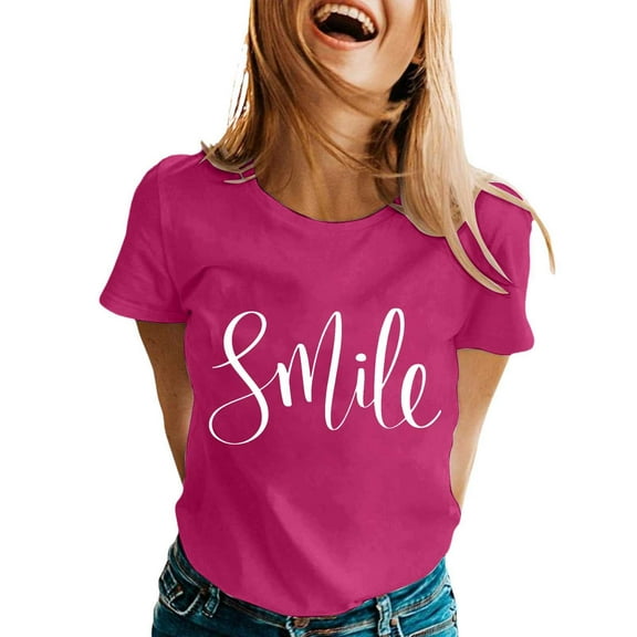 Women's Graphic T-Shirts Summer Casual Short Sleeve Tee Comfortable Stylish Top for Everyday Wear