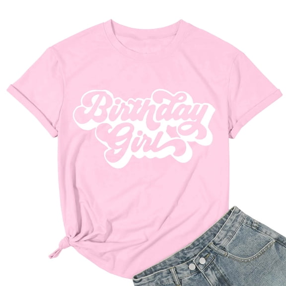 Women's Graphic T-Shirts Summer Fashion Short Sleeve Tee Casual Comfortable Top for Ladies