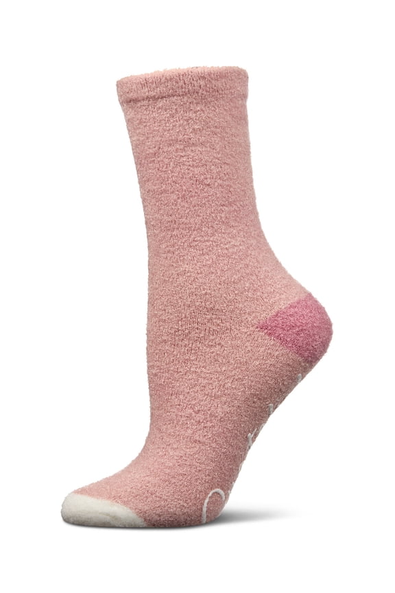 Women's Grateful Aloe Infused Crew Socks - Womens - Female, 9-11, Gray