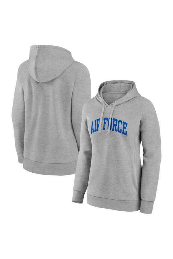 Women's Gray Air Force Falcons Arch Pullover Hoodie
