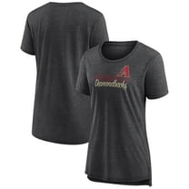 Women's Gray Arizona Diamondbacks Practice Time Tri-Blend T-Shirt
