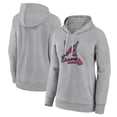 thumbnail image 1 of Women's Gray Atlanta Braves Fastball Pullover Hoodie, 1 of 3