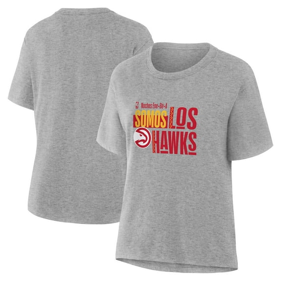 Women's Gray Atlanta Hawks Noches Training T-Shirt