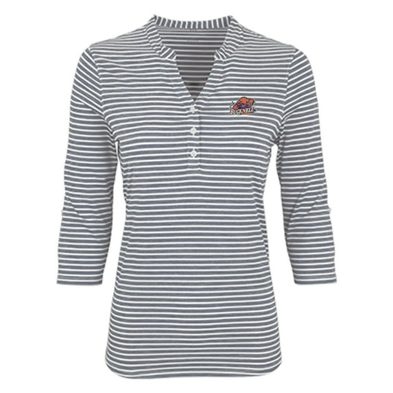 Women's Gray Bucknell Bison Vansport Pro Riviera Polo