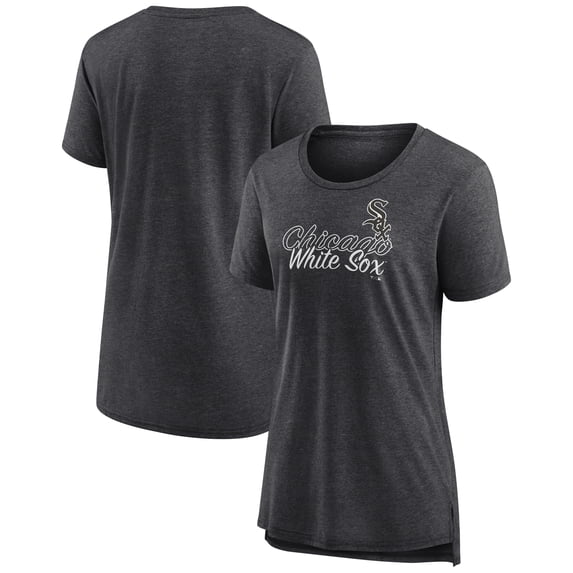 Women's Gray Chicago White Sox Practice Time Tri-Blend T-Shirt