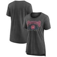 thumbnail image 1 of Women's Gray Detroit Pistons Selection Tri-Blend T-Shirt, 1 of 3