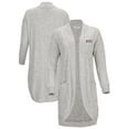 thumbnail image 1 of Women's Gray ECU Pirates Oversized Cuddle Tri-Blend Cardigan, 1 of 3