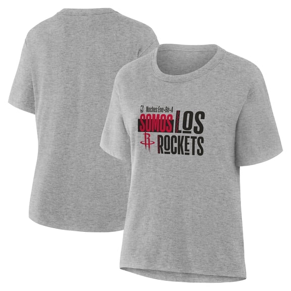 Women's Gray Houston Rockets Noches Training T-Shirt