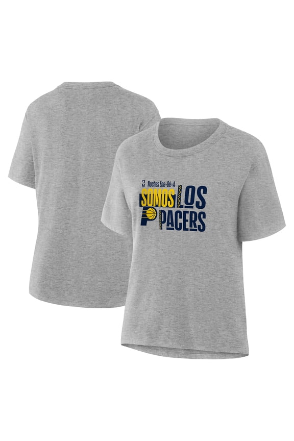 Women's Gray Indiana Pacers Noches Training T-Shirt