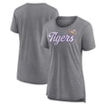 thumbnail image 1 of Women's Gray LSU Tigers Past Script Tri-Blend T-Shirt, 1 of 3