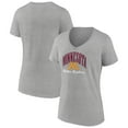 thumbnail image 1 of Women's Gray Minnesota Golden Gophers Victory Script Team V-Neck T-Shirt, 1 of 3
