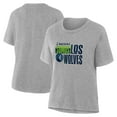 thumbnail image 1 of Women's Gray Minnesota Timberwolves Noches Training T-Shirt, 1 of 3