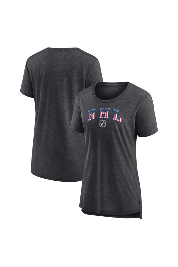 Women's Gray NHL Proud Tri-Blend T-Shirt