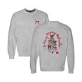 thumbnail image 1 of Women's  Heather Gray Nebraska Huskers Classic Merry Christmas Tree Crewneck Sweatshirt, 1 of 3