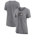 thumbnail image 1 of Women's  Gray Philadelphia Flyers Slow Whistle Tri-Blend T-Shirt, 1 of 3