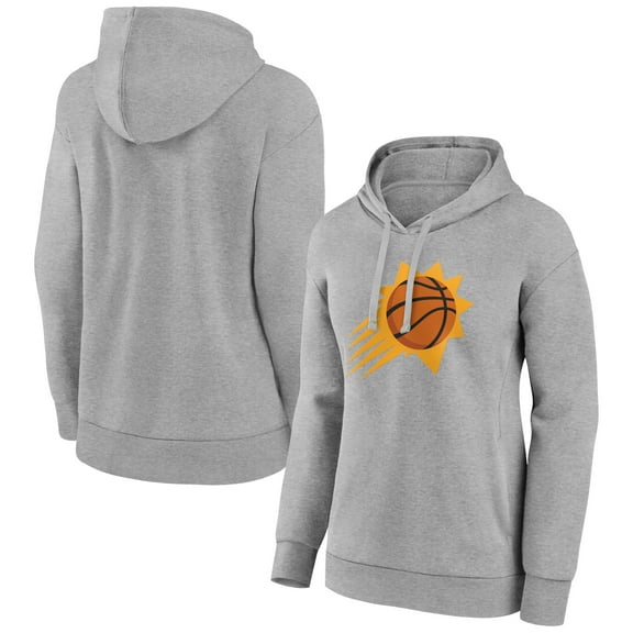 Women's Gray Phoenix Suns Alternate Logo Pullover Hoodie